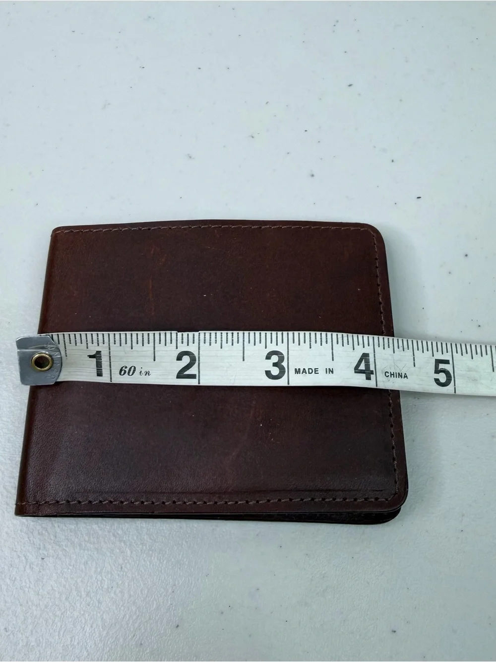 J. W. Hulme Co. Brown Leather Card Holder Bifold Wallet Business Card Money